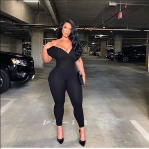 Off the shoulder jumpsuit